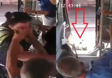 Sumqayıtda qadını avtobusdan itələyən sürücü saxlanıldı – VİDEO